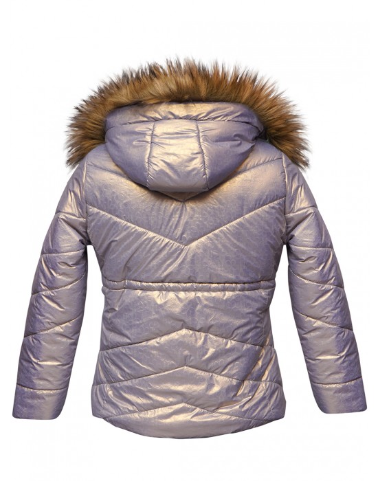Girls Jacket Quilted Lavender